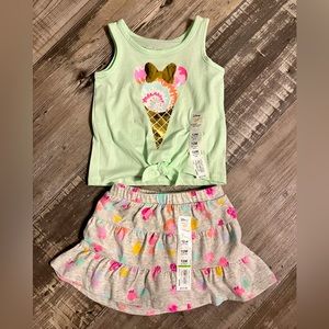 Carters Baby Jumping Beans X Disney Matching Tank and Skirt